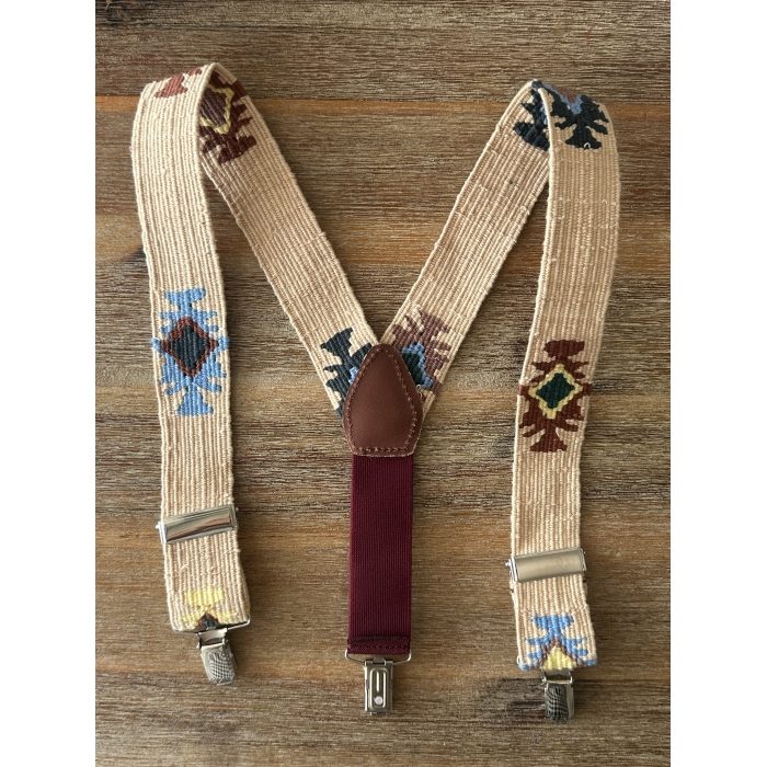 Tirantes tejidos Beige
