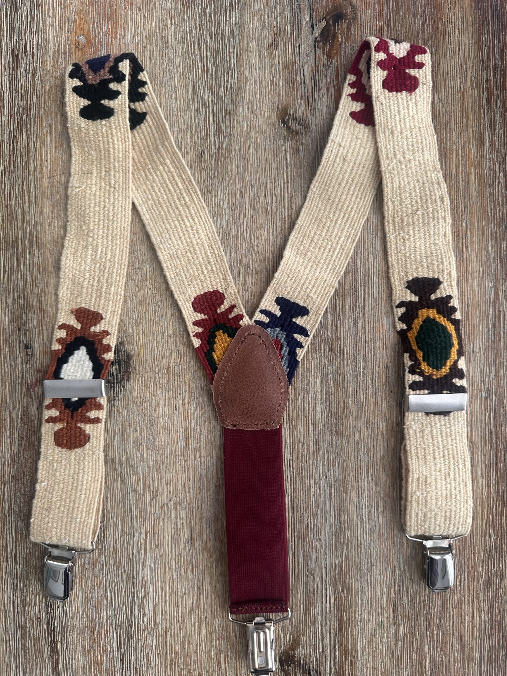 Tirantes tejidos Beige