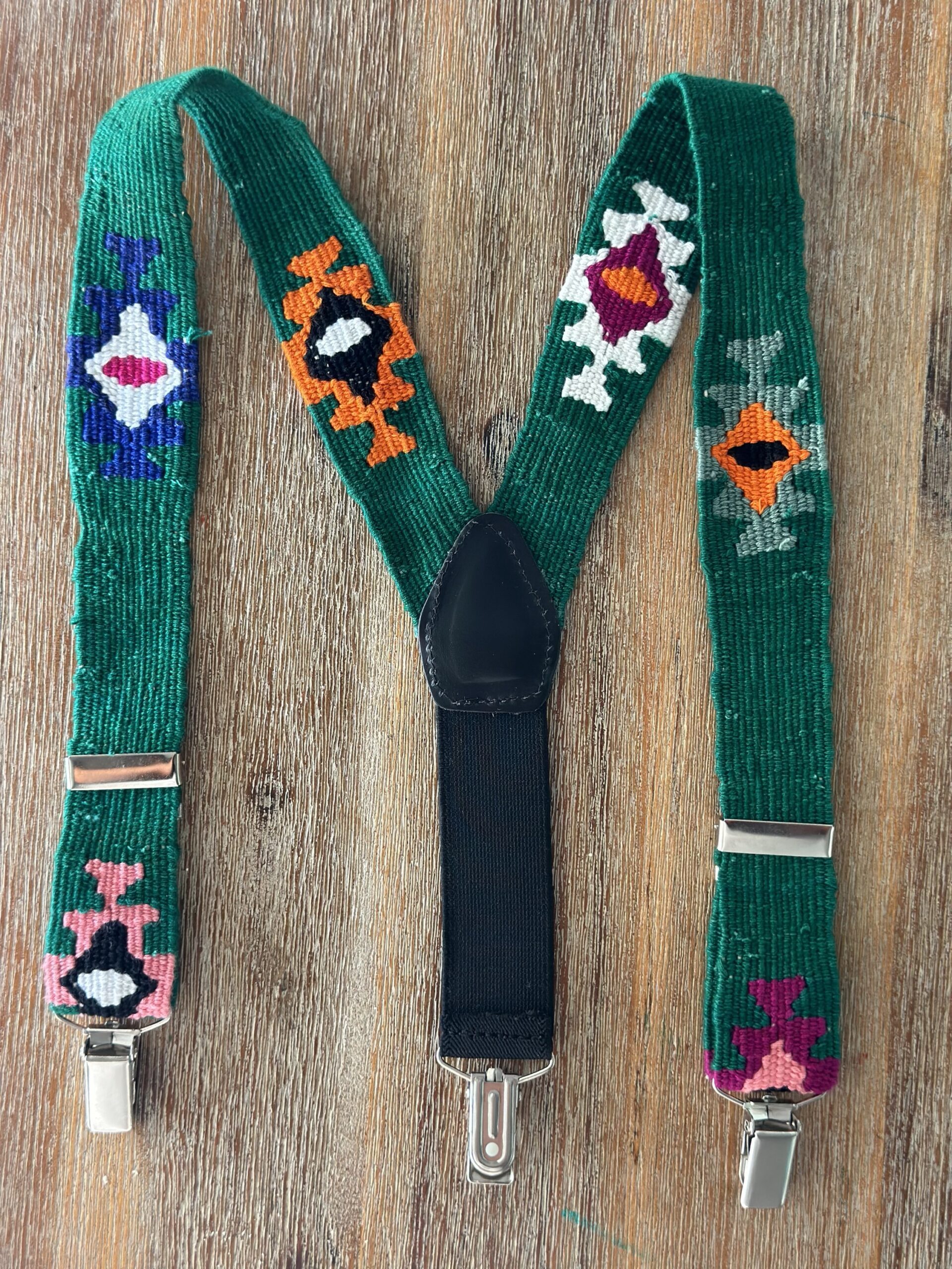 Tirantes tejidos Verdes