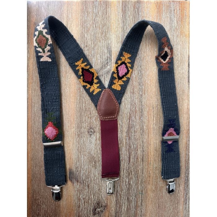 Tirantes tejidos Antracita