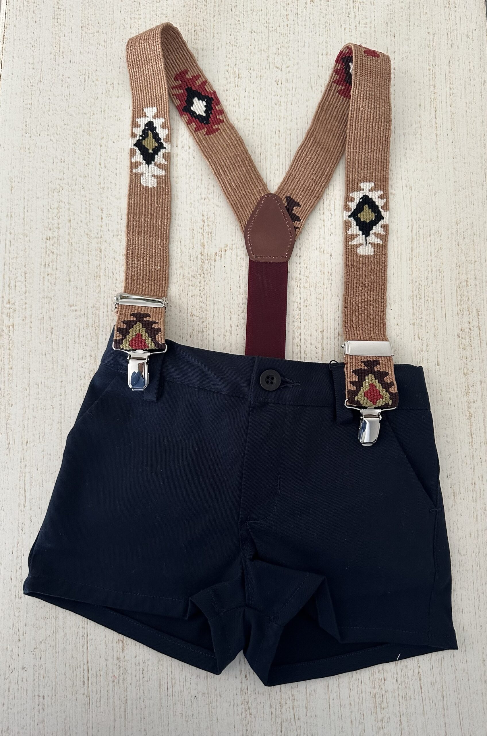 Tirantes tejidos Camel - Imagen 2