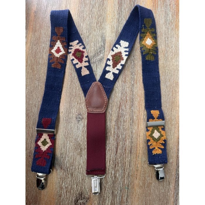 Tirantes tejidos Marino