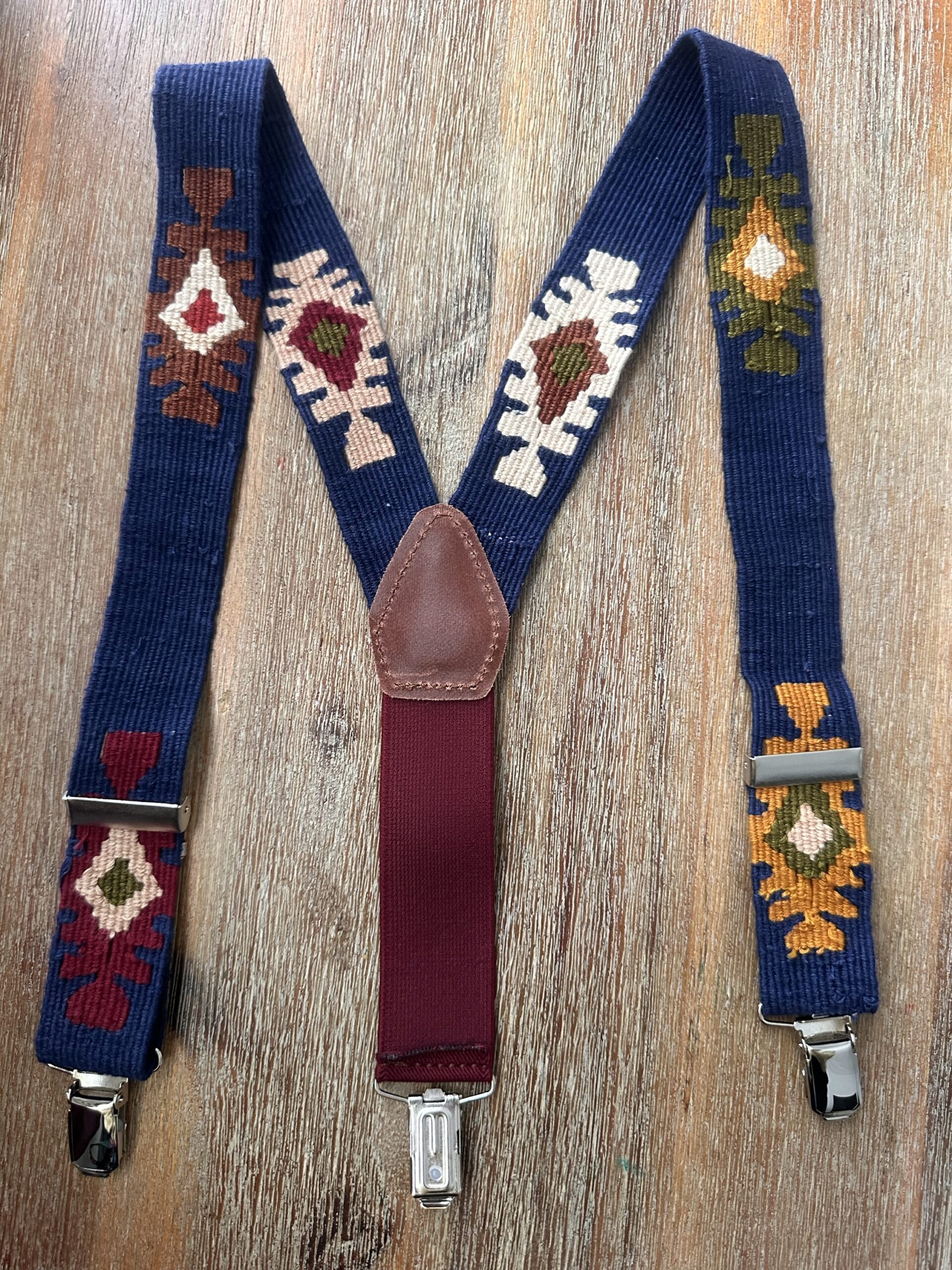 Tirantes tejidos Marino